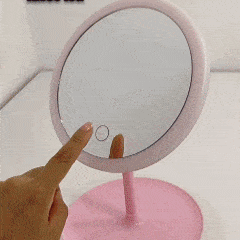 Espejo Rosa con Led™