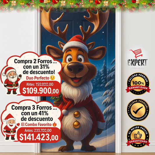 Forro de Puerta  Navidad